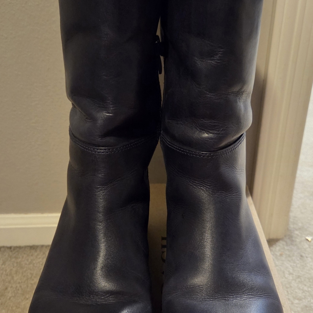 Franco Sarto Kelsi Boots Navy Size 9. - Picture 6 of 14